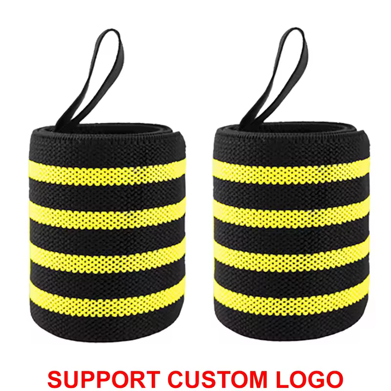 1 Pair Wristband Wrist Support Brace Straps Extra Strength Weight Lifting Wrist Wraps Bandage Fitness Gym Training Custom Logo - Image 13
