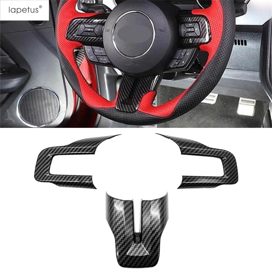 

Inner Door Handle Bowl / Head Light Lamp / Steering Wheel / Water Cup / Gear Shift Panel Cover Trim For Ford Mustang 2015 - 2022