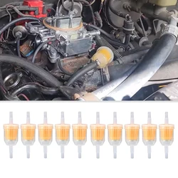 10PCS Universal Gasoline Gas Fuel Gasoline Oil Filter For Scooter Motorcycle Moped Scooter Dirt Bike ATV Fuel Filter