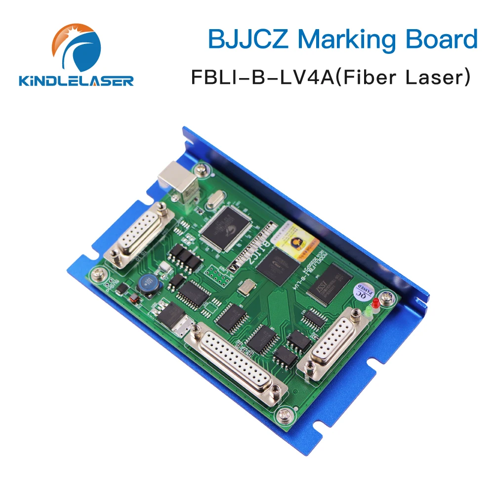 Kindlelaser BJJCZ Controller SZLI-B-LV4A and FBLI-B-LV4A Fiber CO2 UV Laser Card for Making Engraver Machine 1064nm 455nm Ezcad