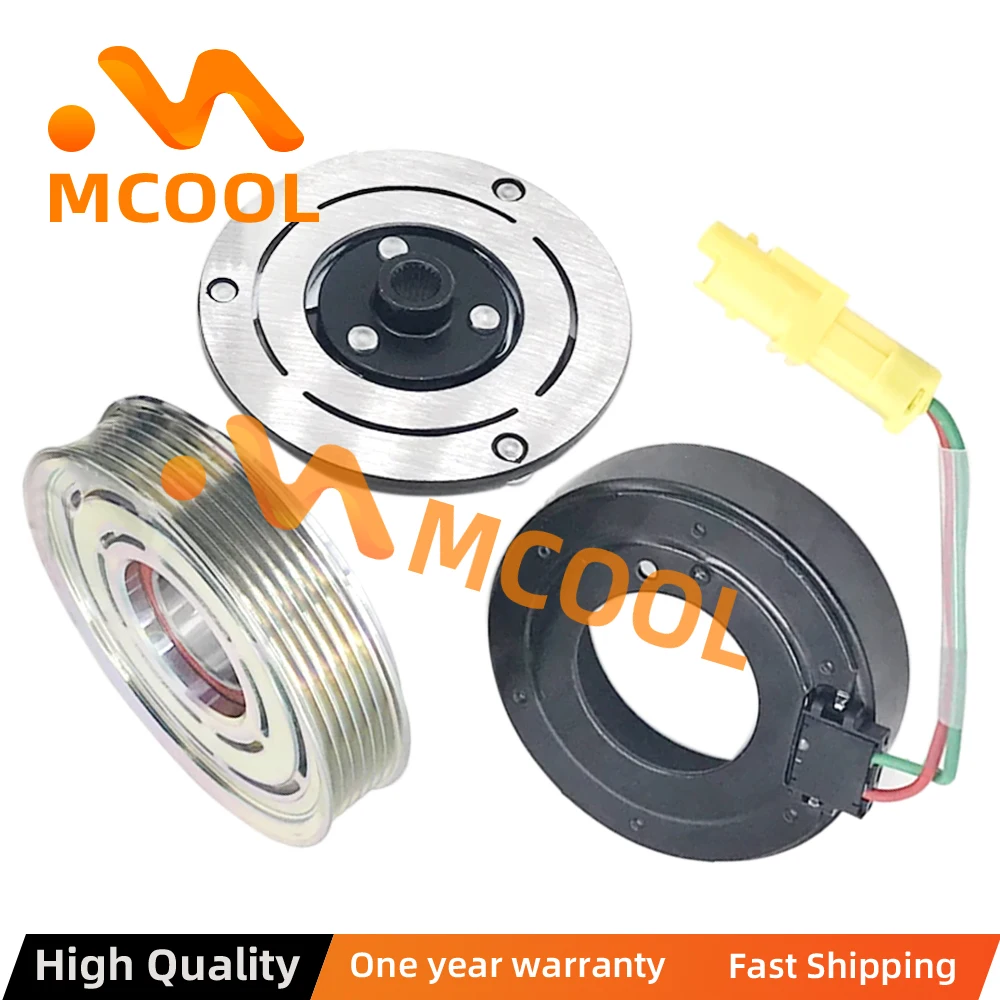 Auto SD6C12 AC Compressor Clutch For Peugeot 207 307 408 Citroen C2 C4 1363 1351 1364 1355 1367 6453QK 9671216280 view 2