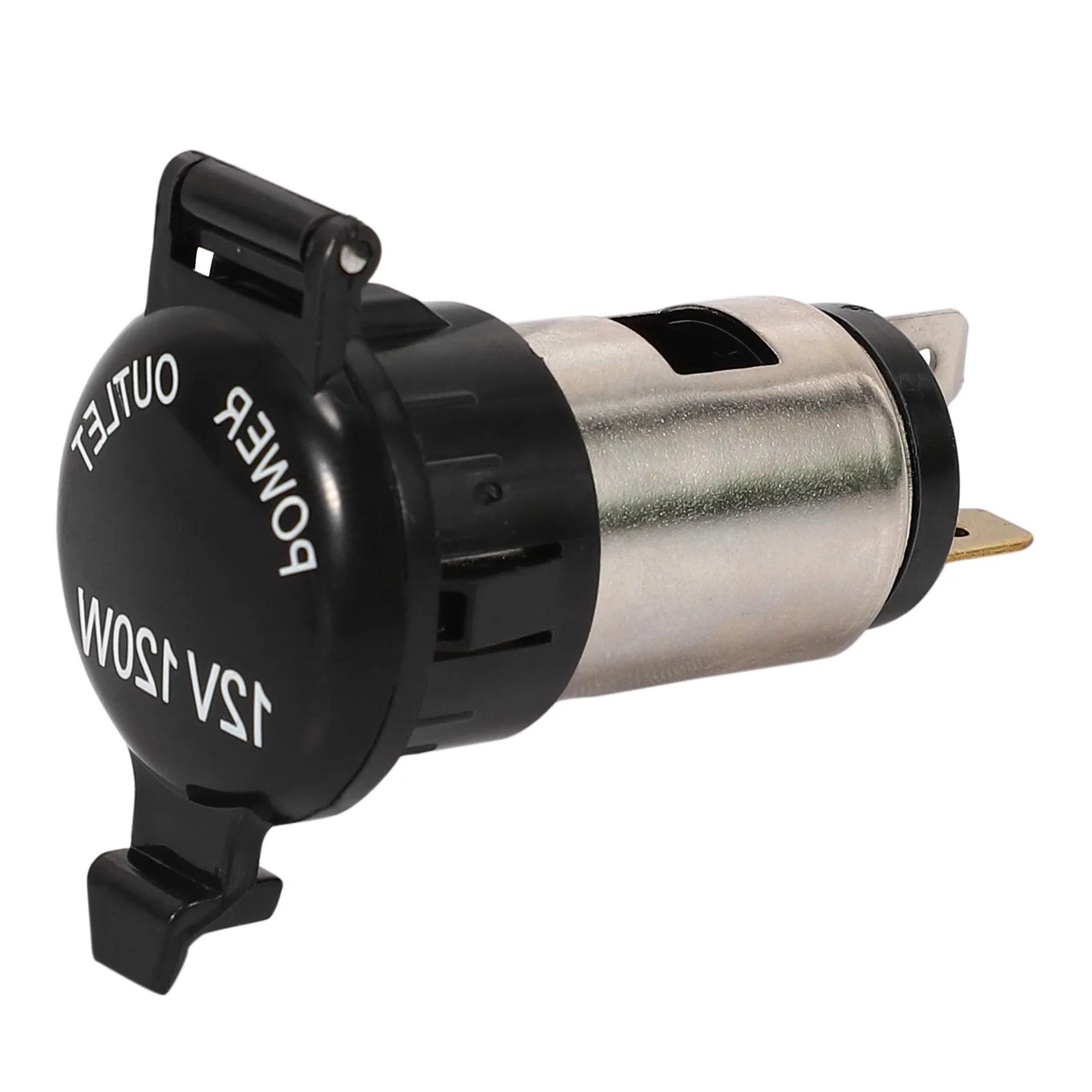 Universal 12V-24V 120W impermeable coche hembra encendedor de cigarrillos toma de corriente adaptador enchufe con tapa de cierre, cableado G