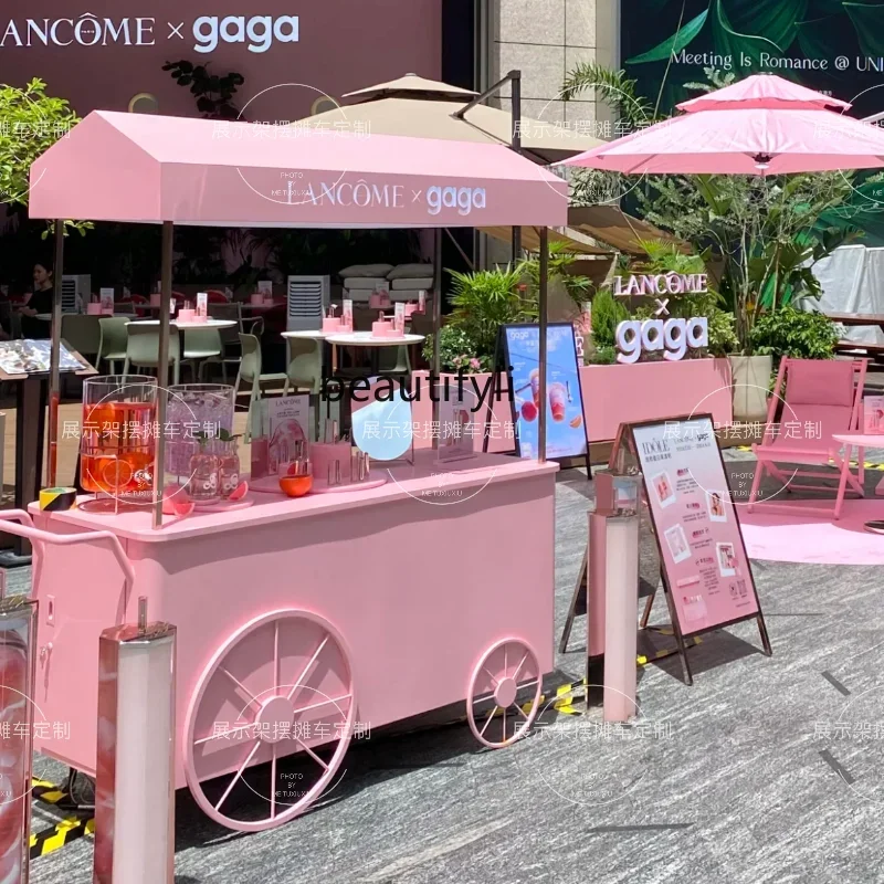

FG40Outdoor float display Shopping mall drainage dining car Commercial event decoration Mobile coffee promotion car