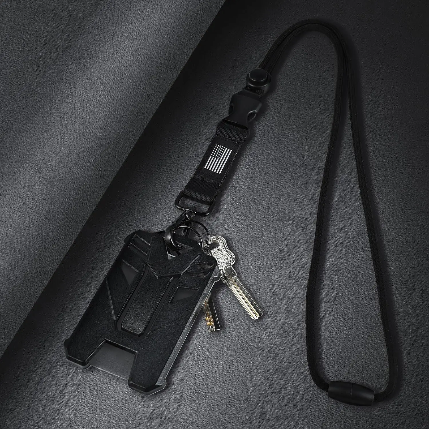 

Держатель для бейджей и карт с отрывным механизмом, легкий, с ремешком, для учителей, медсестер, школьников