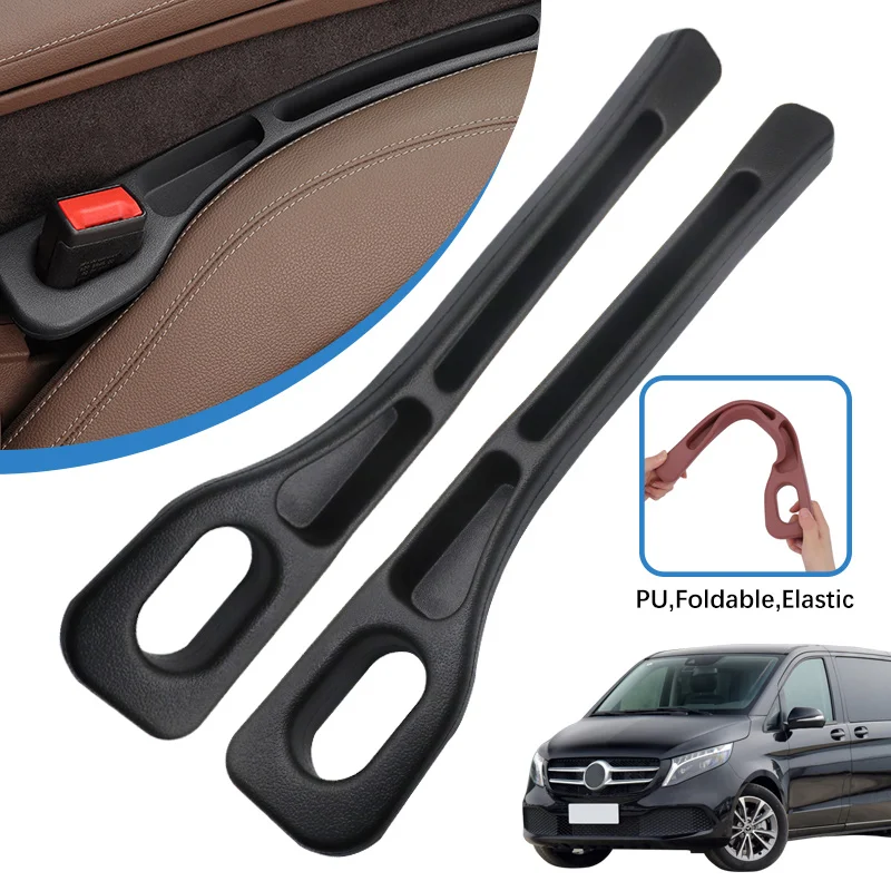 2PCS Car Seat Gap Filler Set Decoration Interior Accessories For Mercedes Benz V Class W638 V200 V220 V230 V280