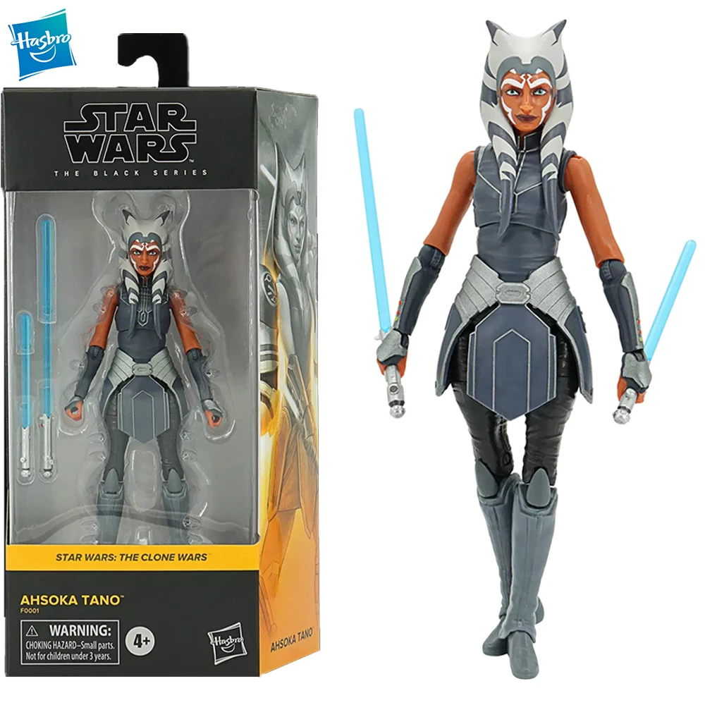 

[В наличии] Оригинальная 6-дюймовая экшн-фигурка Hasbro Star Wars The Black Series Ahsoka Tano, Коллекционная модель F0001