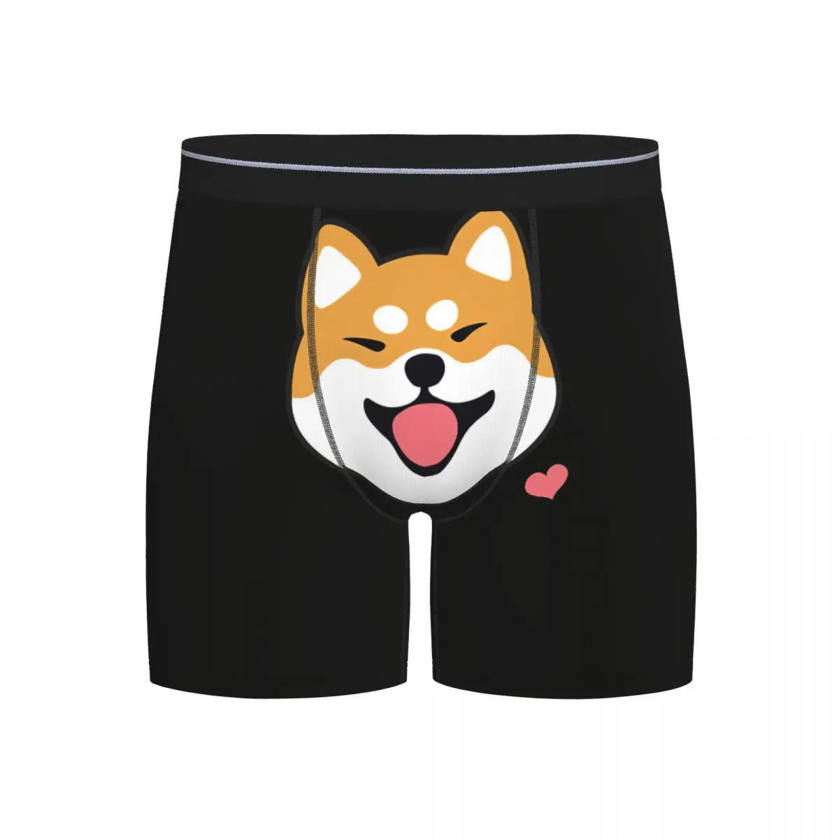 Shiba Inu Underpants Breathbale Panties Male Underwear Boxer Briefs extended underwear