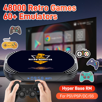 Hyper Base RM Retro Video Game Consoles Handheld Emulator Consoles For N64/PS1/PSP/SNES/DC/MAME Built-in 48000+ Games Plug&Play