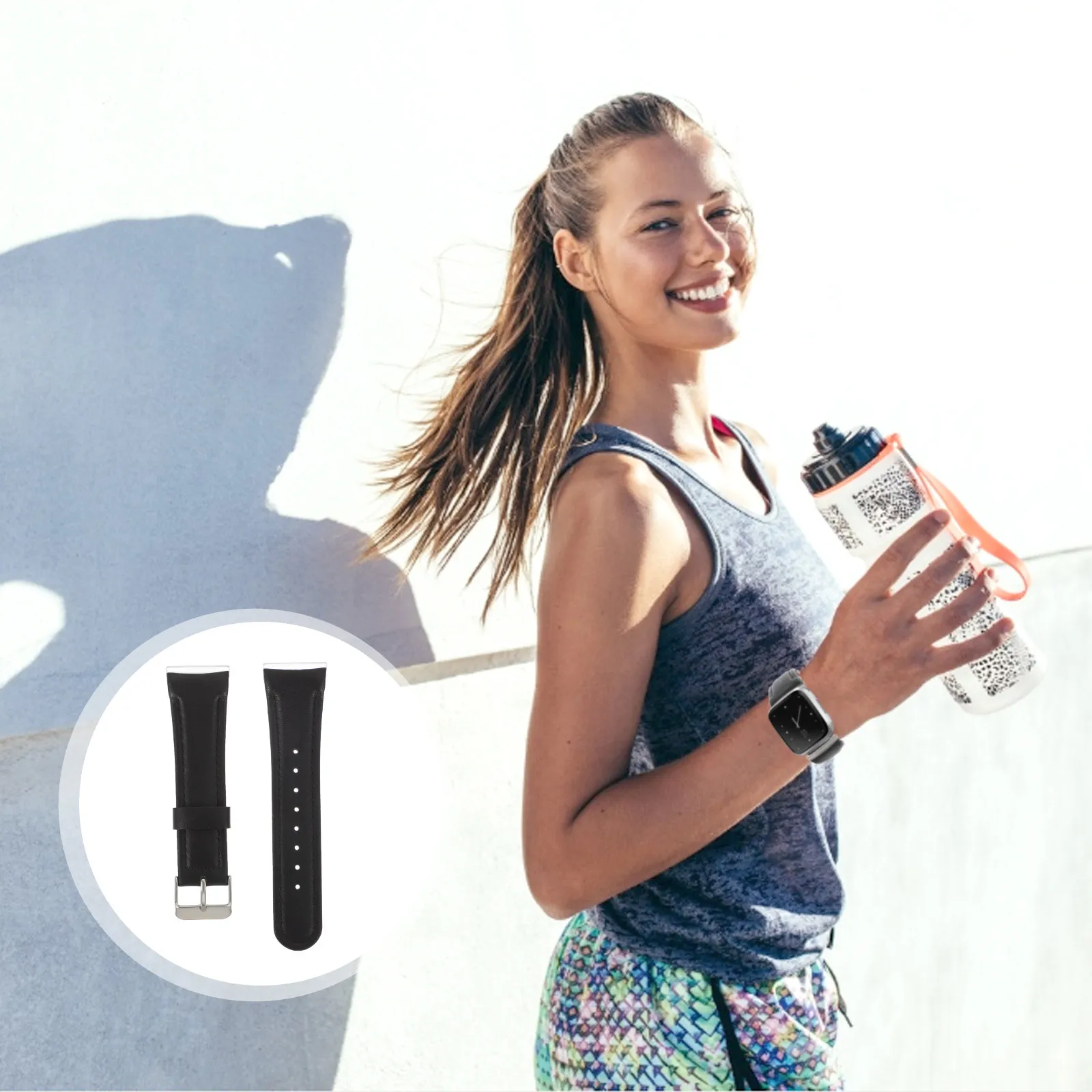 

Сменный ремешок для умных часов: стильный винтажный дизайн, прочная компрессионная формовка, идеально подходит для тренировок и повседневного ношения.