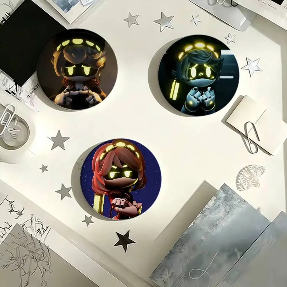 

Murder Drones Serial Brooches Cartoon Badge Pins Backpack Hat Accessories Friend Gift