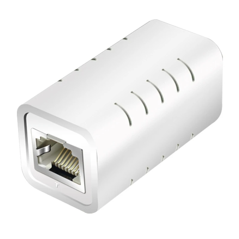 RJ45 Connector Extender Ethernet Rj45 Extender Adapter Gigabits Female to Female Connector Fireproof