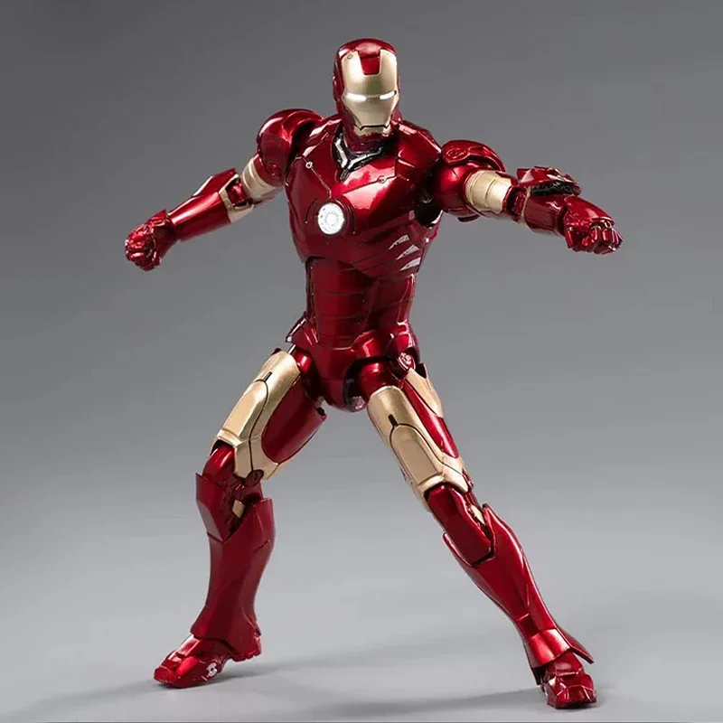 ZD Toys Iron Man MK3 Model 7inches Action Figures Tony Stark Iron Man 1/10 Avengers Genuinely Collect Model Ornaments Boy Gifts