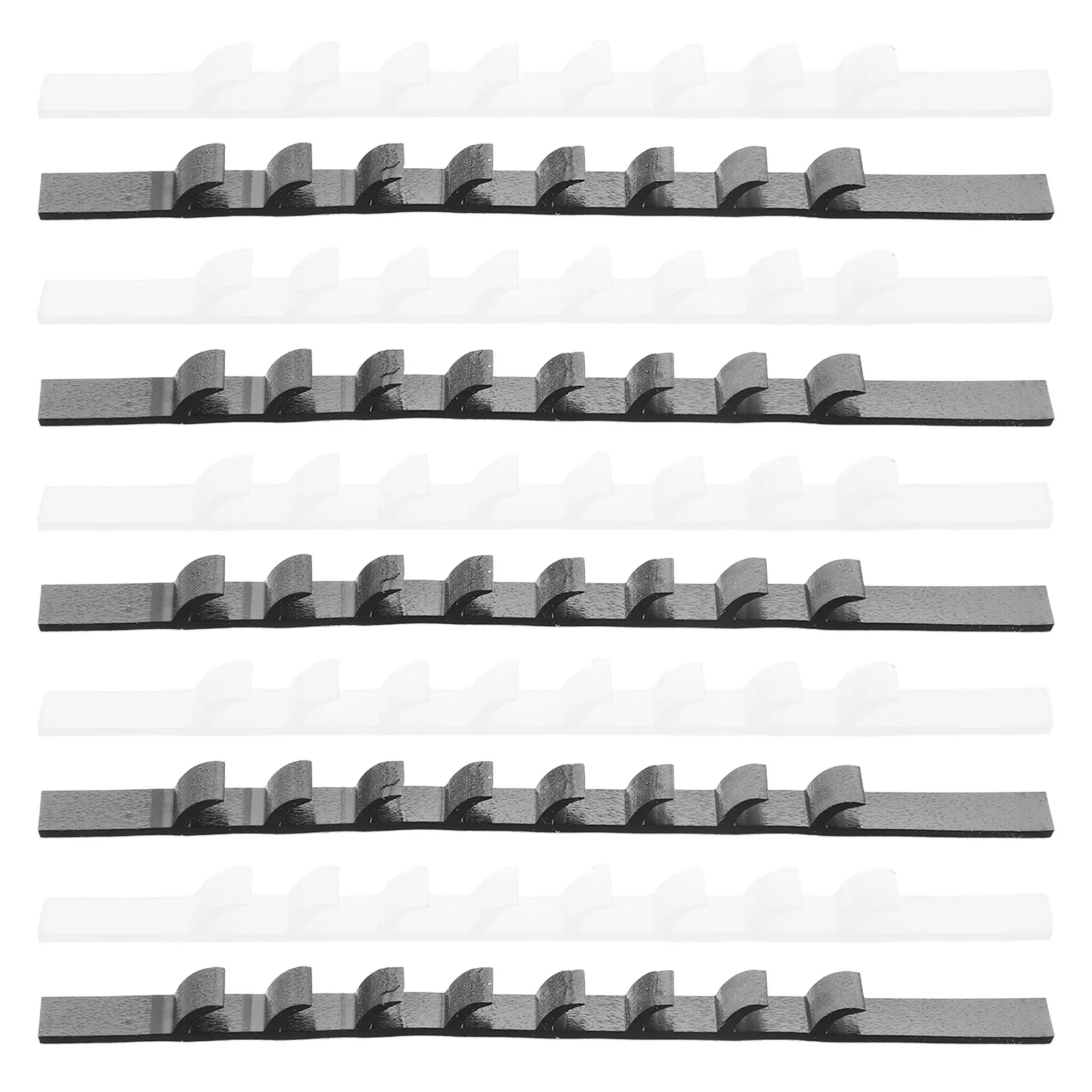200Pcs Anti-Slip Clothes Hanger Grips Clear Silicone Strips for Plastic Wire Wooden Hangers Non-Skid Shoulder Pad Clothing
