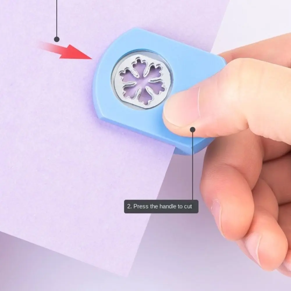 Papier gesneden doe-het-zelf-perforator Licht hartvormig Gemakkelijk te gebruiken decoratieve punchers Handgemaakte lichtgewicht mini-papier puncher Scrapbooking