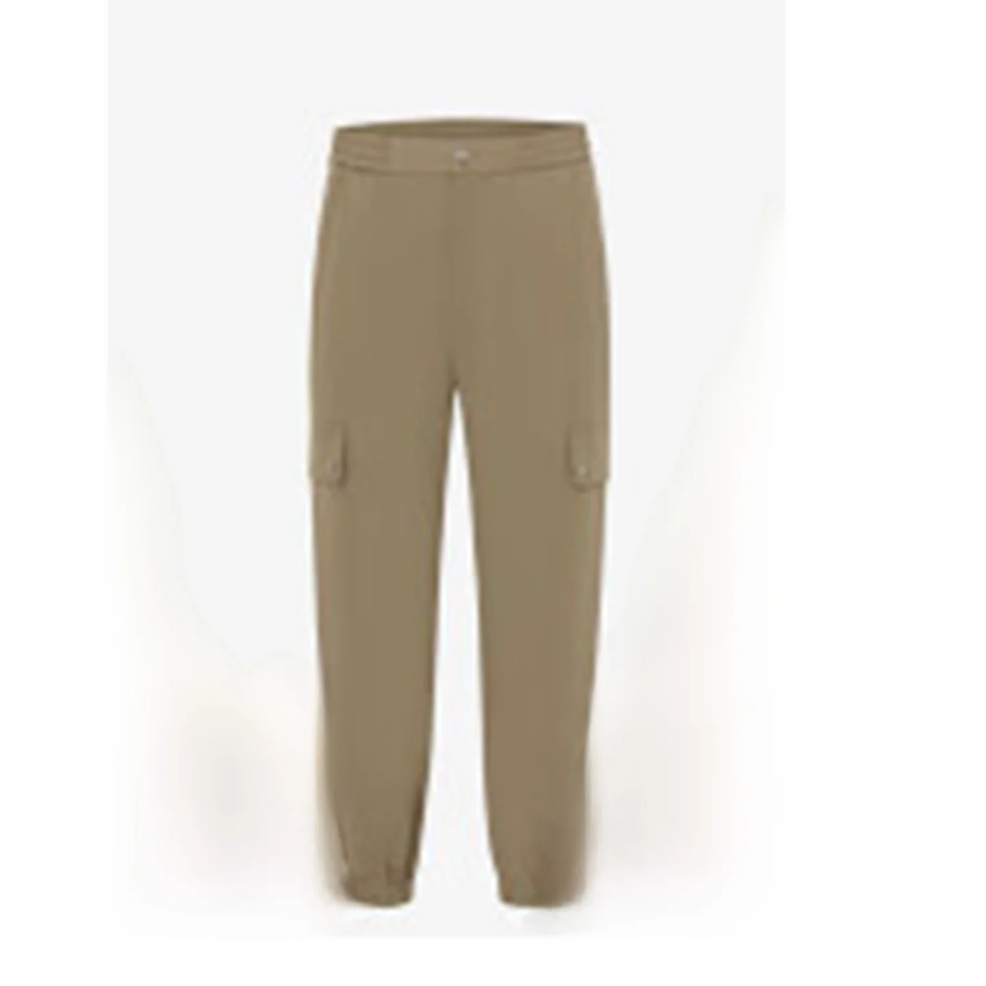 

Men's Casual Loose Fit Trousers Summer Trendy Brand Cut Label Dstring Woven Long Pants Youthful Vitali Sle Pure Color