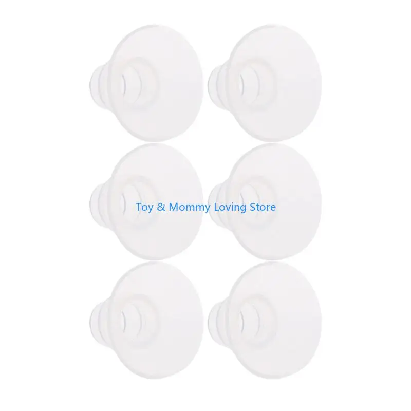 

Y1qf 6pcs Силиконовый фланцевый фланты для молочных насосов Электрические насосы щит соски туннель узкий разъем кормление