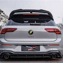 For Volkswagen VW GOLF 8 MK8 GTI 20-2023 Carbon Fiber Tail Wing Rear Trunk Spoiler Car R Styling