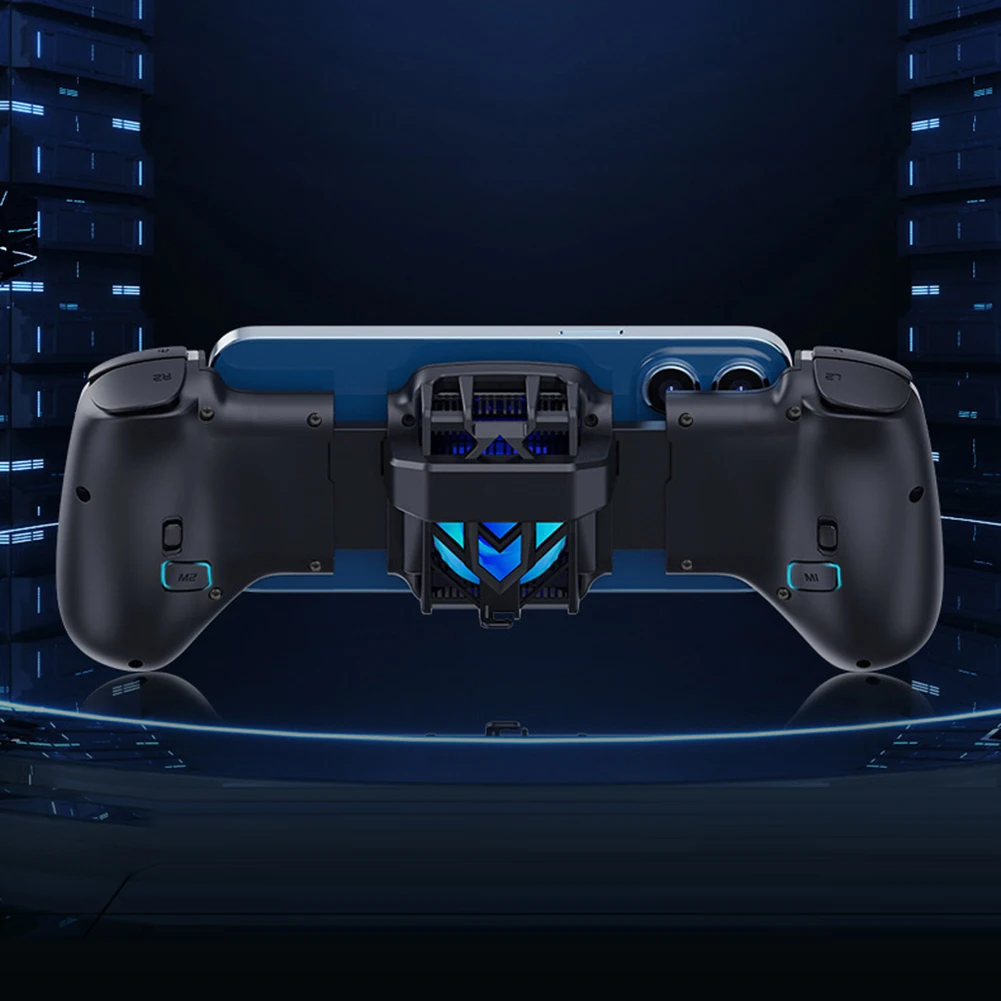 

Беспроводной игровой контроллер 2-в-1 с охлаждением Type-C для мобильных телефонов, джойстик для iPhone/Android