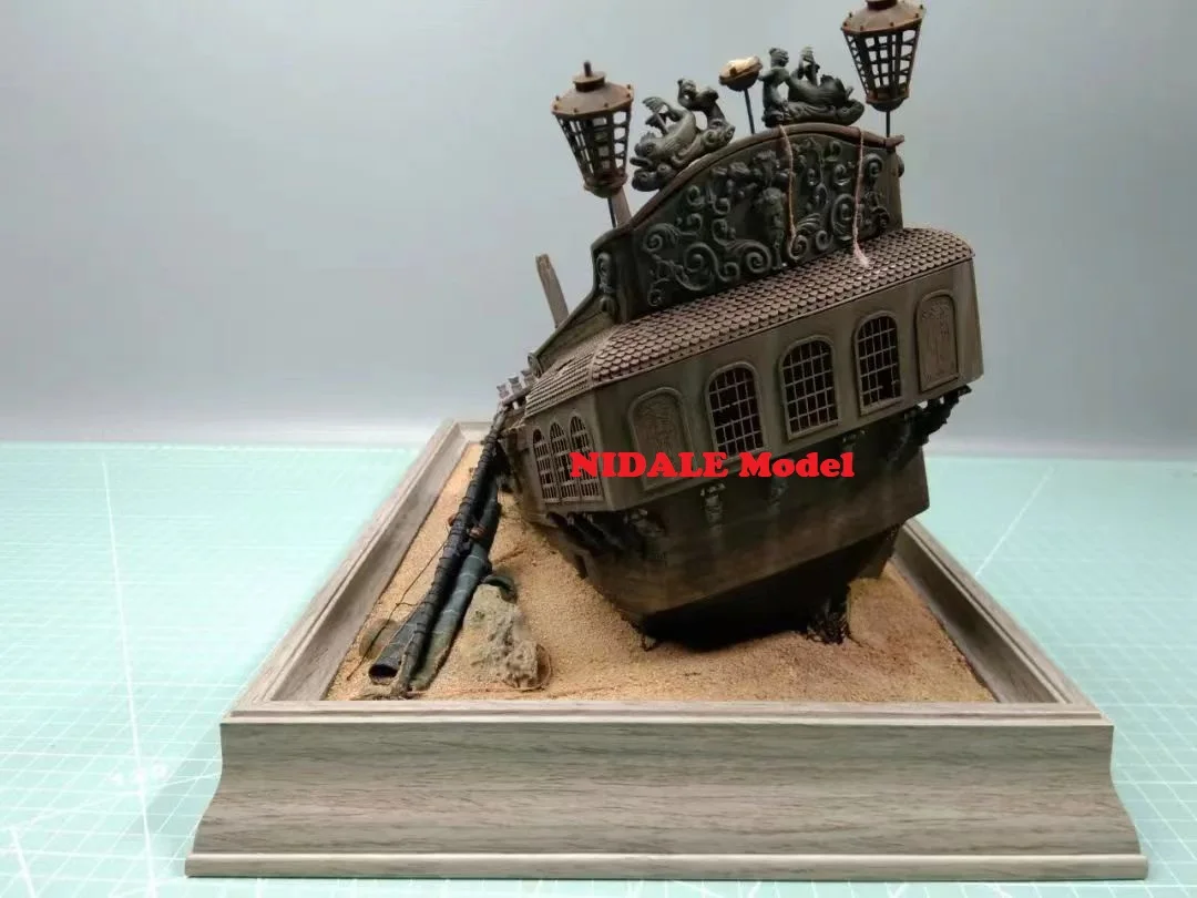 3D Holzmodell Bausatz Black Pearl Piratenschiff – 1:50 Maßstab, 1900 G, 80 Cm, Für Erwachsene (Kit-Version)