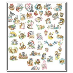 557Home Fun Cross Stitch Kit Package Greeting Needlework Counted Kits New Style Joy Sunday Kits Embroidery