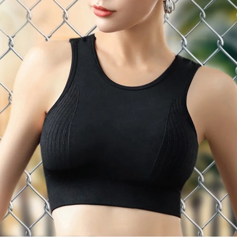 Cloud Hide Women Yoga Crop Top Sports Bra Push Up Underwear Fitness Brassiere Bras Athletic Vest Shirt Sport Running Sportswear