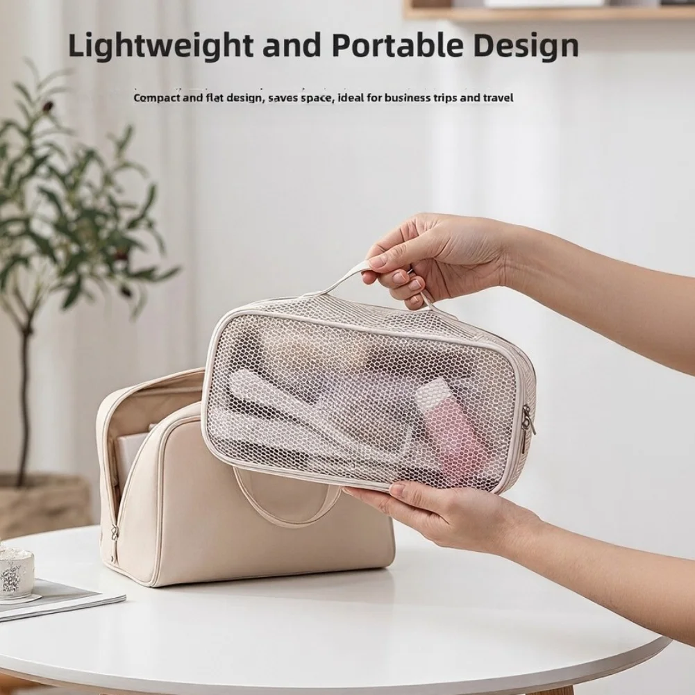 Multi-functional Beauty Bag Hair Bag Waterproof Cosmetic Organizer Black Hair Tools Travel Bag For Vacation Packing