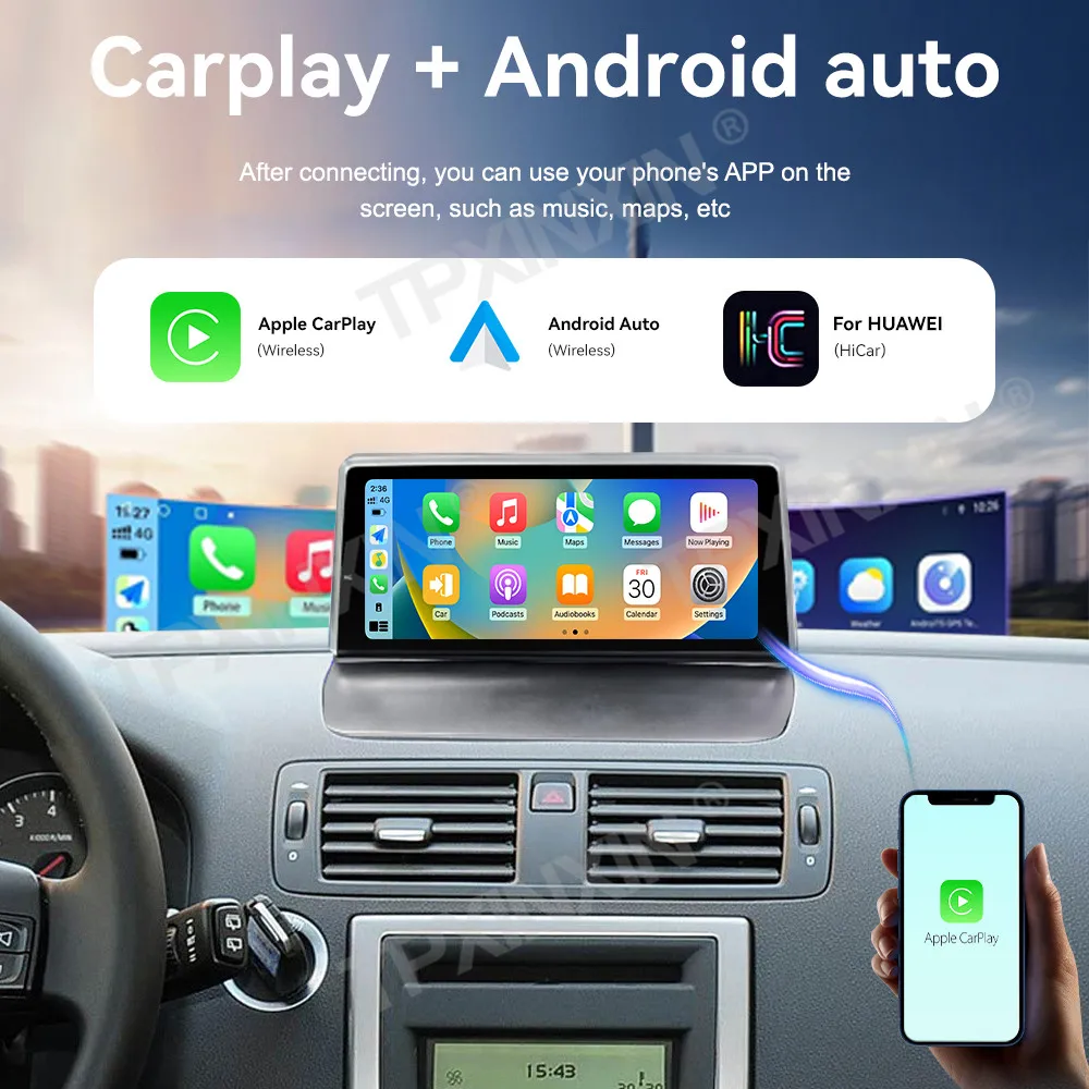 

8.8 Inch Car Radio Stereo For Volvo S40 C30 C70 2004~2011 Android 13 Carplay Multimedia Screen GPS Navi Video Stereo Head Unit
