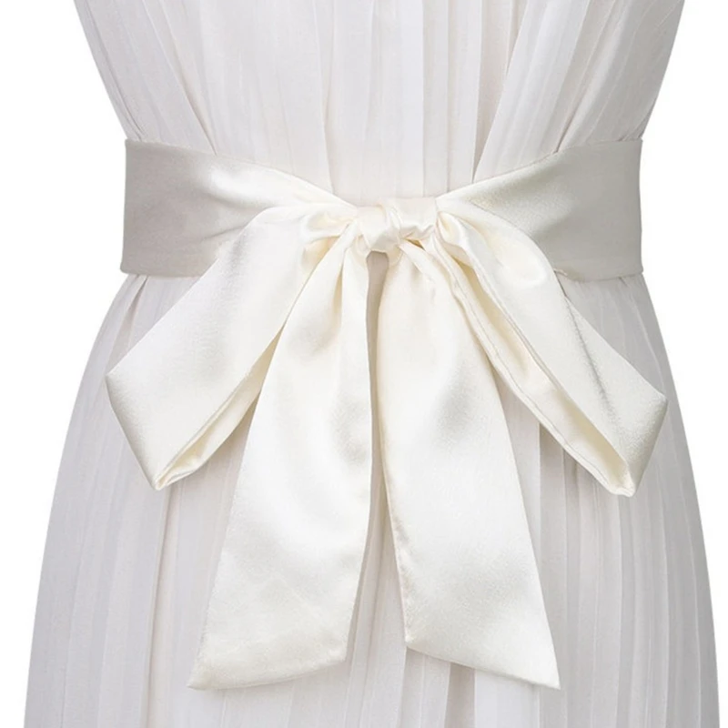 Hochzeits kleid Schärpe Gürtel Satin Band Gürtel Brautjungfer Kleid Gürtel Hochzeit Schärpe Braut gürtel Seide Band Schärpe für Kleid Dxaa