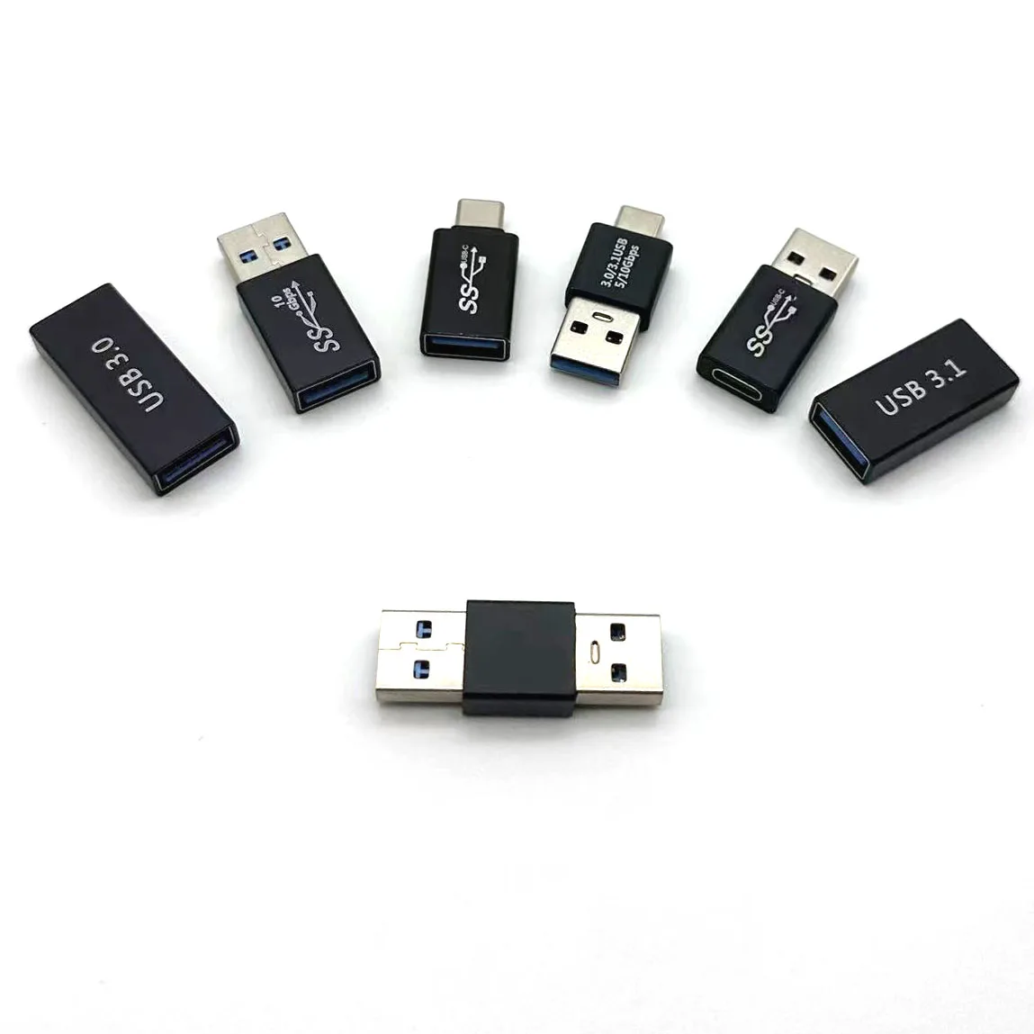 Universal Type C Adapter USB3.1 C Male to USB Male Female Type-C Converter for Macbook Samsung Ultral Huawei Connector