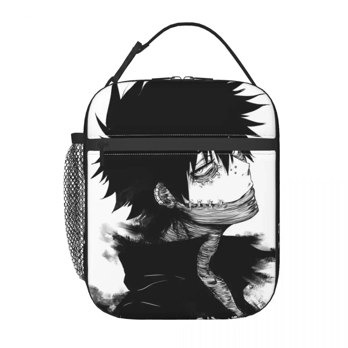 My Hero Academia Dabi Thermal Insulated Lunch Bags Anime MHA Blueflame Portable Lunch Container for Kid School Children Food Box