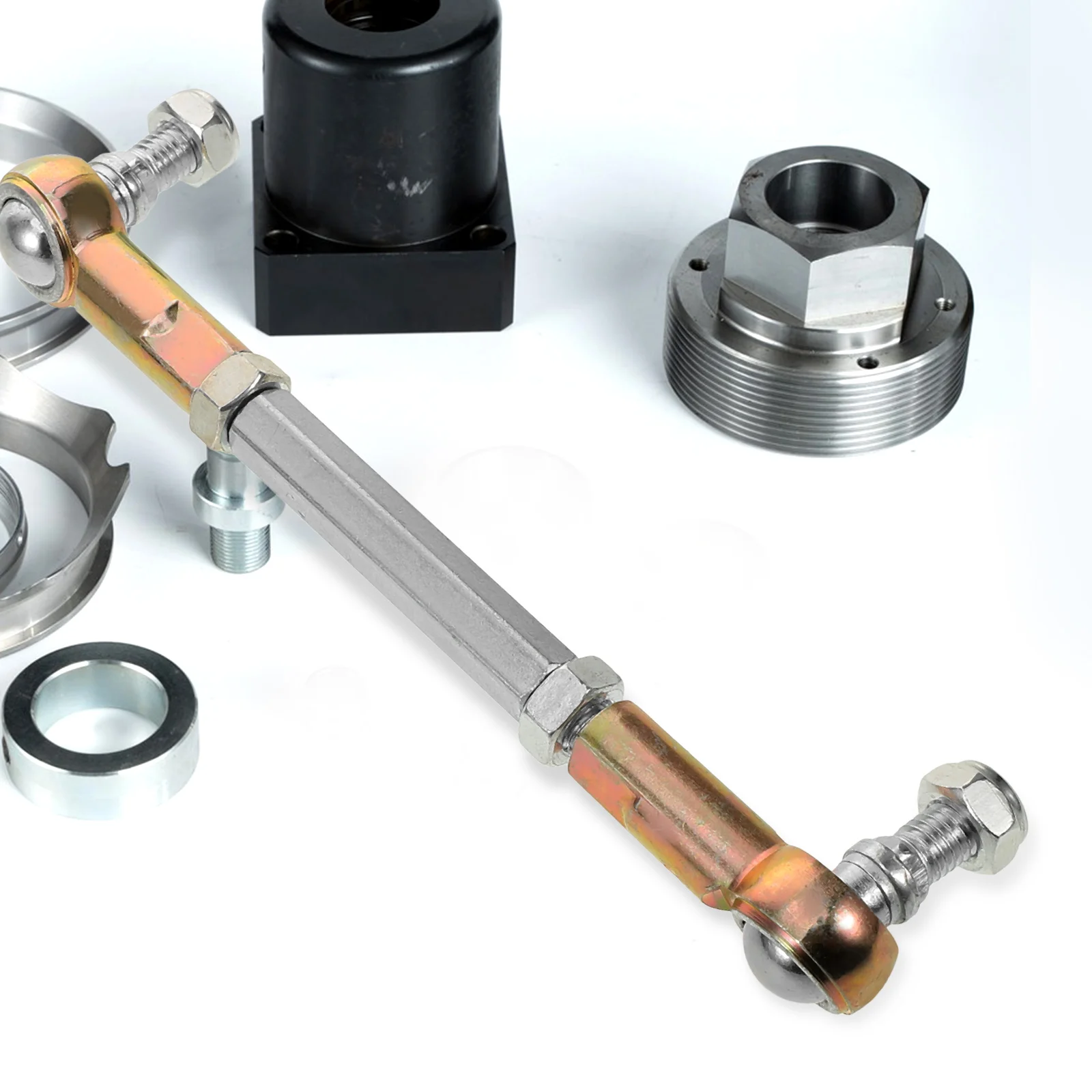 

Atv Steering Tie Rod Ball Joint Kit Robust Chassis Smooth Steering for Go Kart Off-Road Vehicles Atv Parts