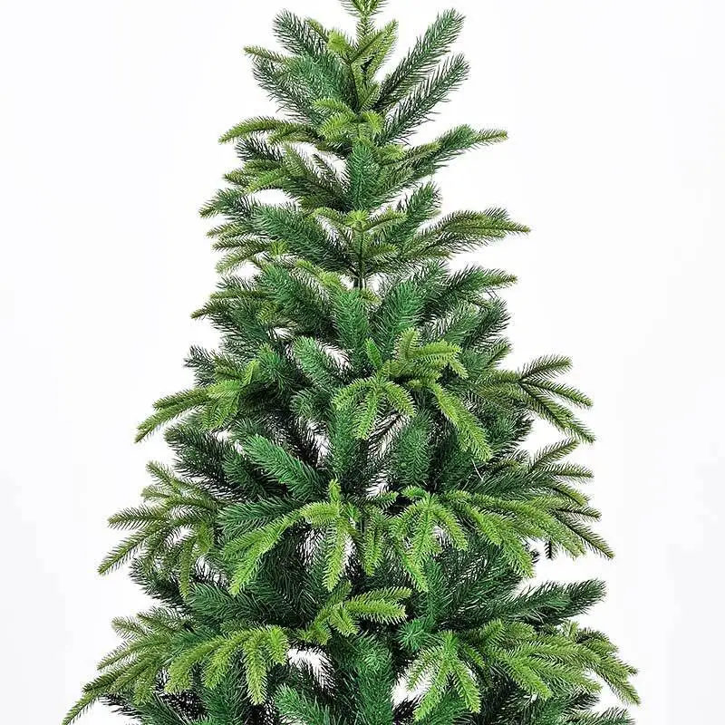 شجرة معلقة على شكل أوراق من البولي ايثيلين بالكامل مقاس 150 سم لعيد الميلاد ومزهرة مختلطة #5