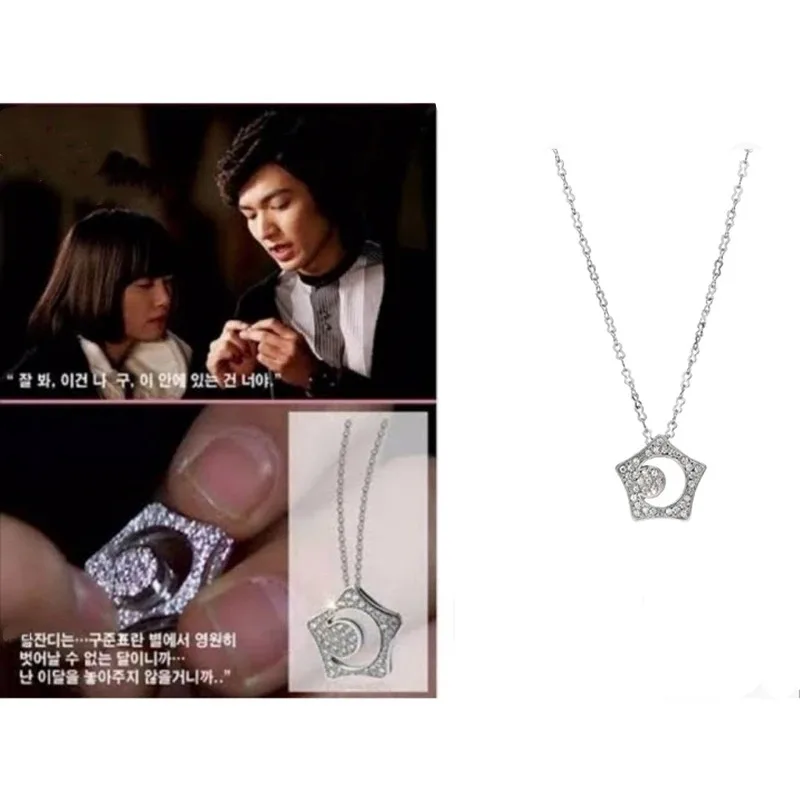 Korea F4 Drama Hye-Sun Ku gift Lee MinHo pendant choker fashion new creative design Same style High quality Necklace