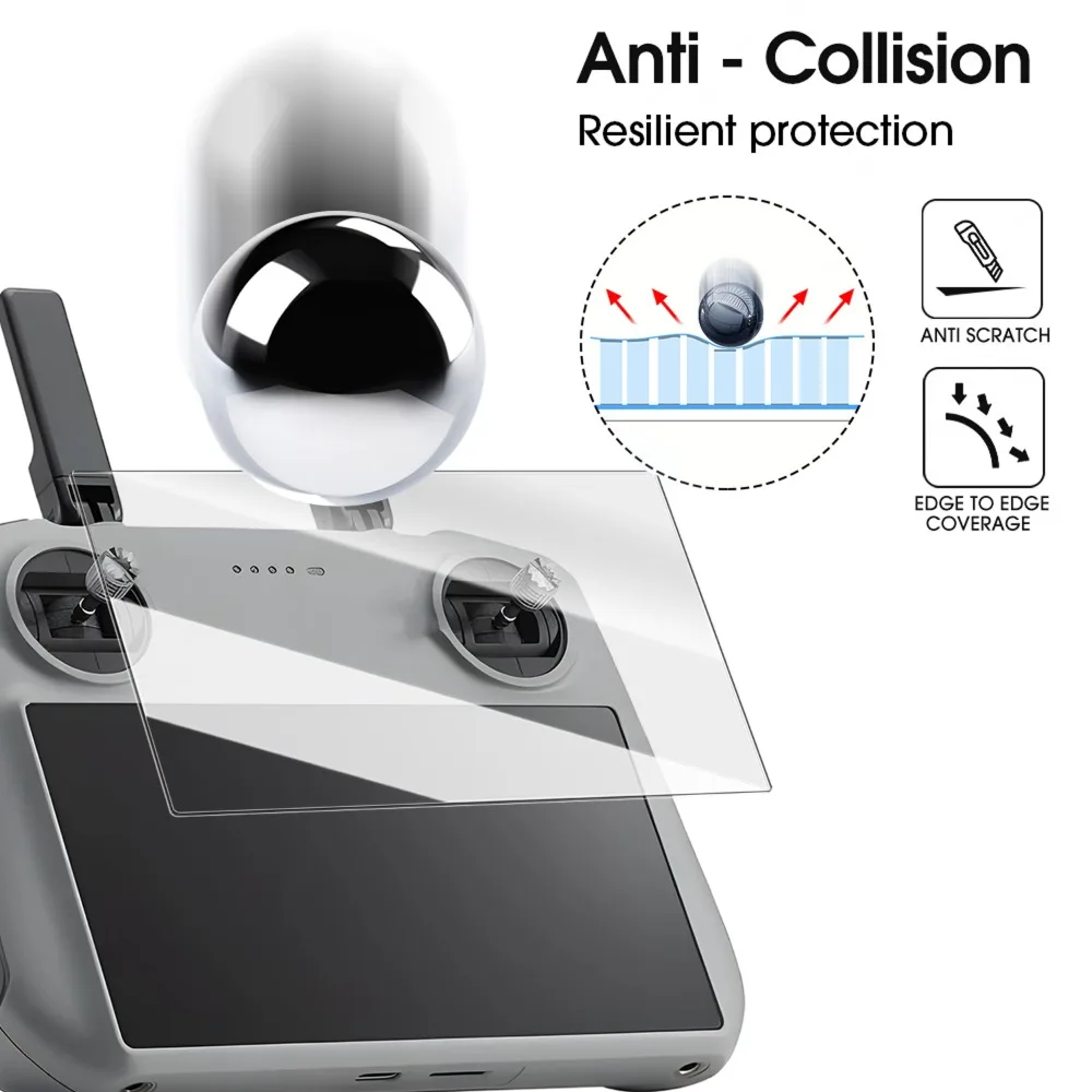 Voor DJI Mini 5 Pro RC 2/RC Afstandsbediening Eenvoudige installatie Gehard glas Screen Protector Film voor DJI Mini 4 Pro RC2 RC