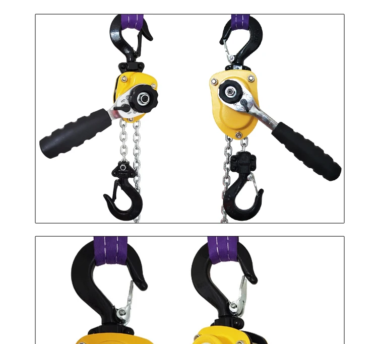 New 250KG Mini Lever Hoist Aluminum Body Portable Hand Chain Block DIY Home Repair Retail Narrow Space Working - view 4
