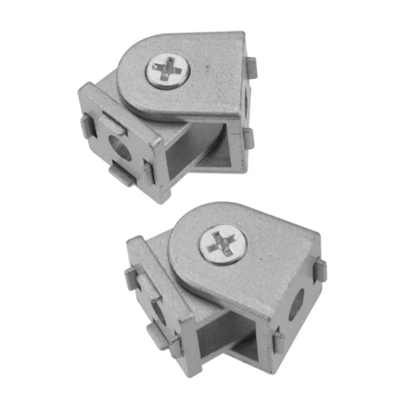 Living hinge2 Pcs Aluminum Alloy Pivot Joint for Aluminum Extrusion Profile 2020 Series Flexible