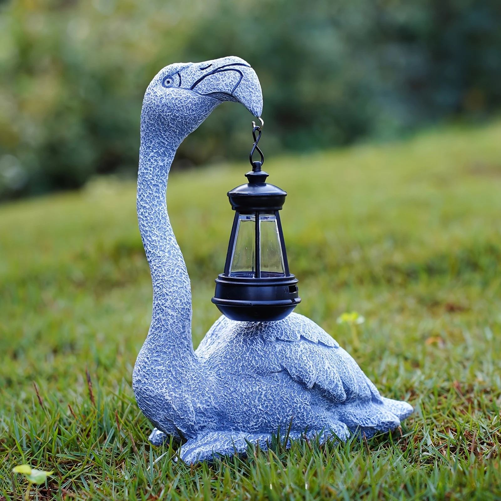 Flamingo Statue Solar LED Light Decoration Outdoor Garden Porch Courtyard Creative Resin Technology