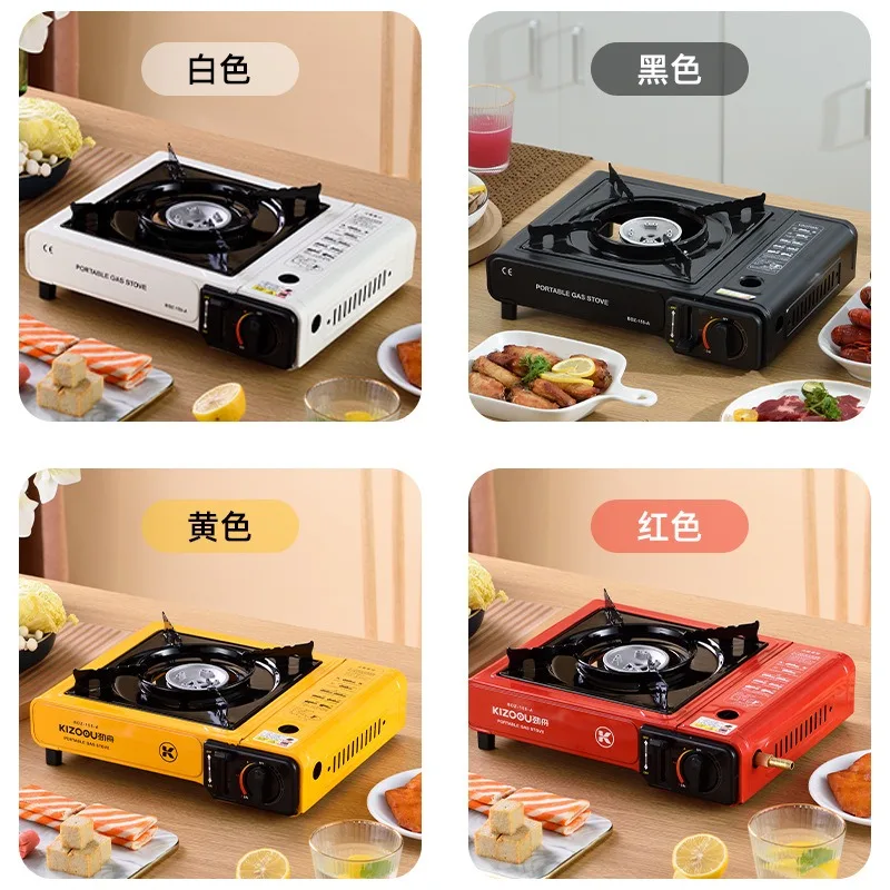 방폭형 가스 탱크 액화 가스 통합 카세트로 2900W 야외 휴대용 이중 목적 스토브는 100분 동안 연소 가능