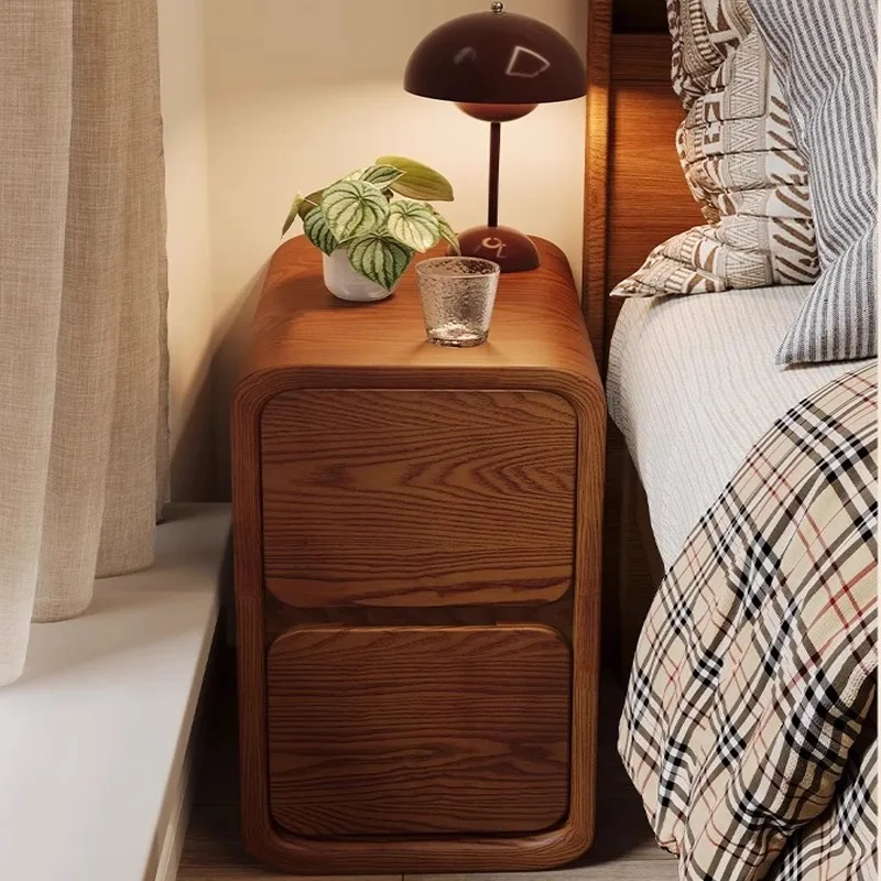

Design Bedside Cabinet Drawer Nightstand Bed Table Wooden Storage Organizer Bedroom Home Night Stand Mesitas De Noche Furniture