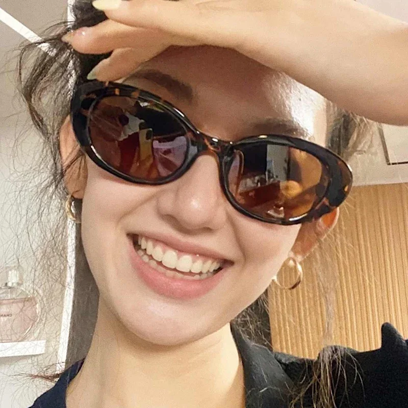 

Vintage cat-eye Oval designer handmade sunglasses 44 Women street Photo polarized tortoiseshell shades can be engraved LOGO