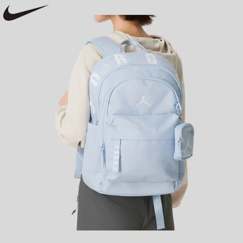Nike Backpack Men's Bag Women's Bag 2026 Autumn New Student Schoolbag Backpack Travel Bag Computer Bag JD2643101AD-001