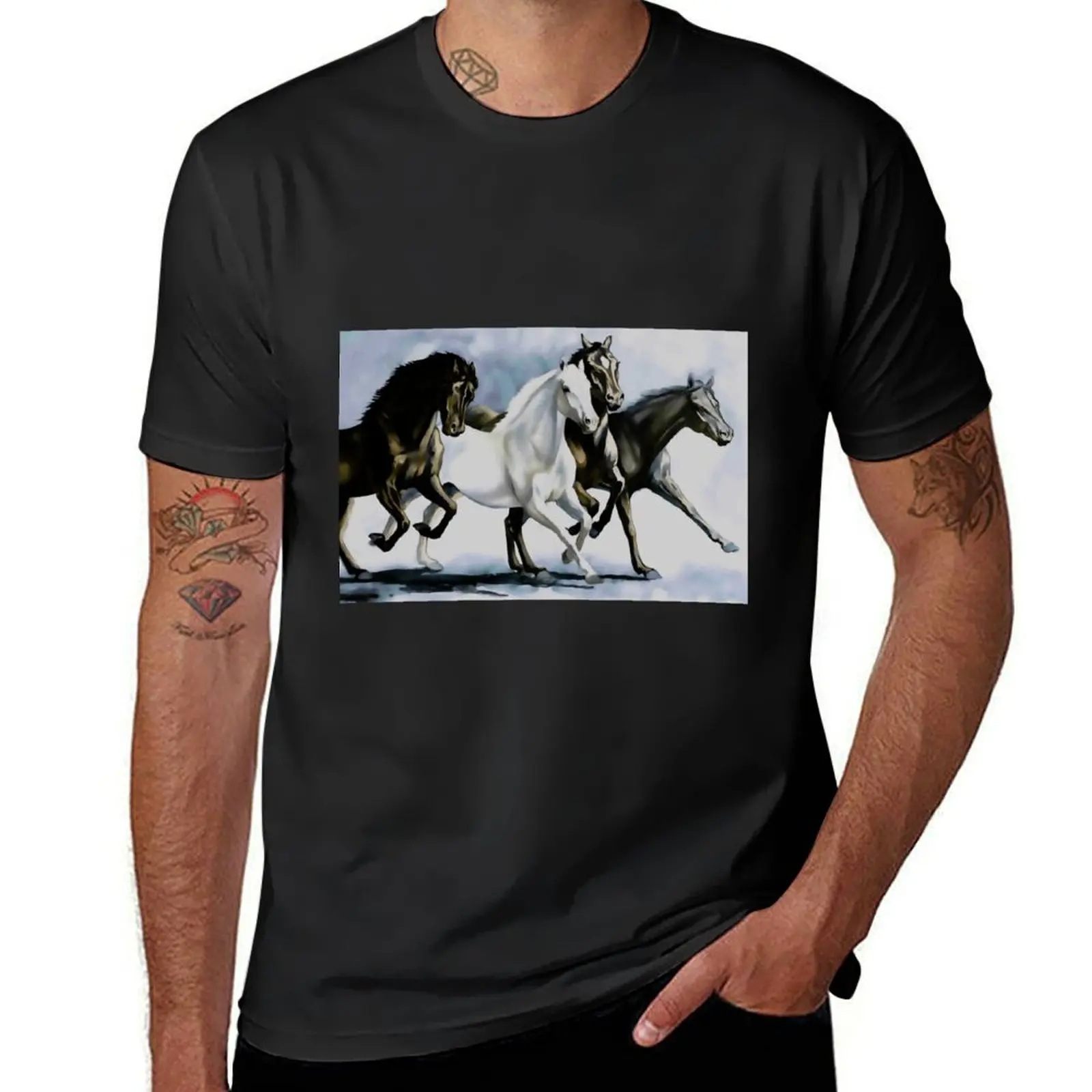 Wild Arabians T-Shirt for a boy tops mens graphic t-shirts big and tall