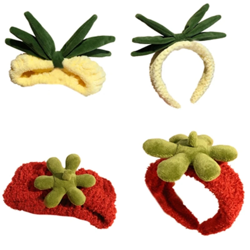 

Kids Pineapple Headbands for Party Tomato Headwear for Music Festivals Photo Props for Halloween Photography Dropshipping