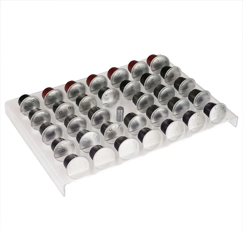 Suitable for Storage rack in cabinet drawer for NESPRESSO small cup Acrylic rack