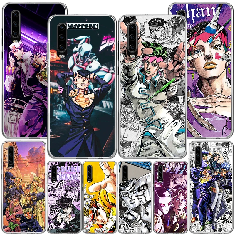 JoJo's Bizarre Adventure Diamond Is Unbreakable Phone Case For Huawei P40 P30 P20 P10 Lite Mate 20 10 Pro P Smart Z Y5 Y6 Y7 Y9