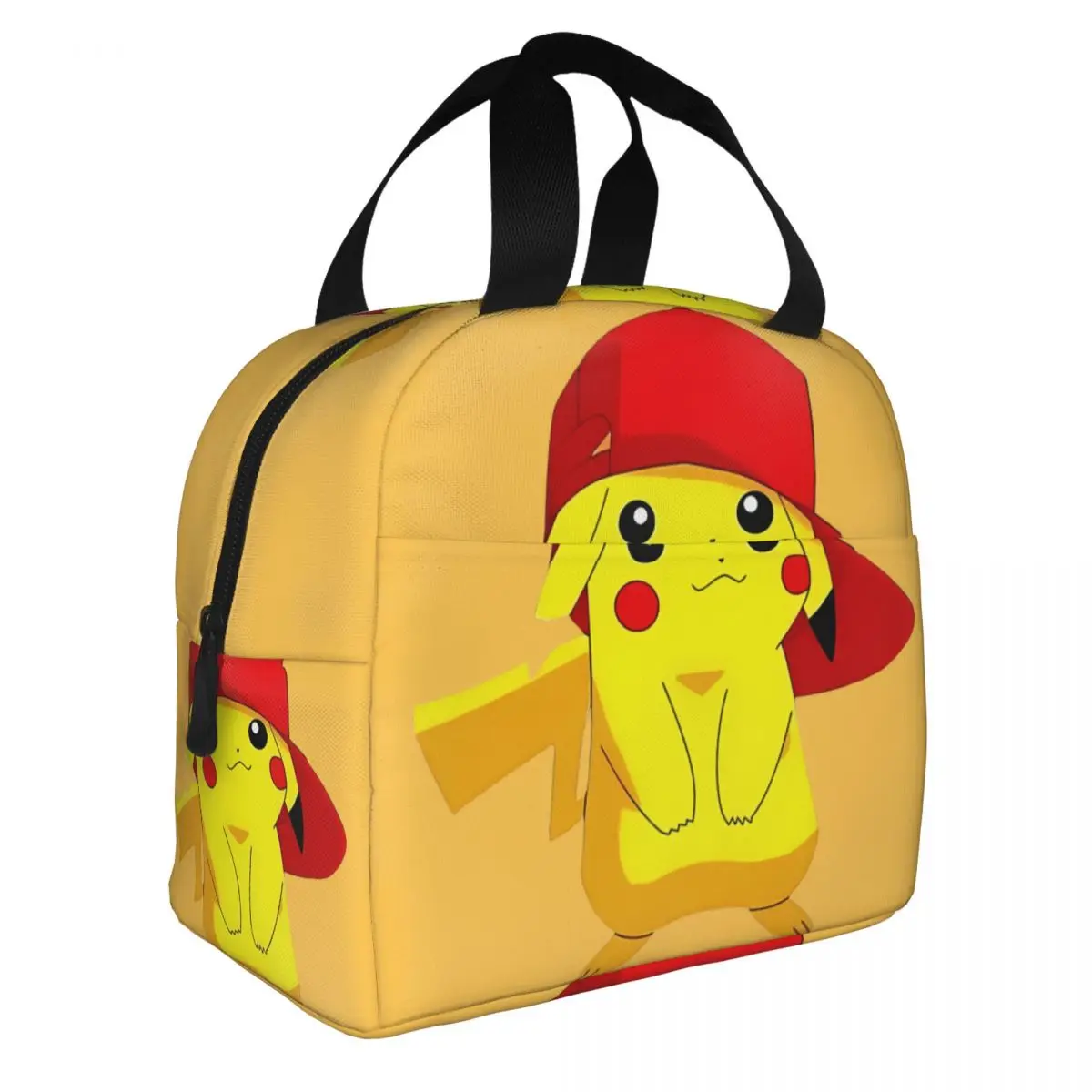 Pokemon Copia De Panda Sticker Bento Box Pocket Monster Pikachu Unisex Reusable For Lunch Food Bags Durable Waterproof