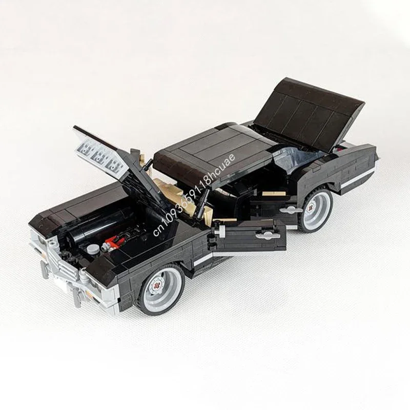 

925pcs Classic Movie Vehicles Chevroleted Impala Supernatural Car Moc Building Model Blocks Kids Educational Bricks Toy Present