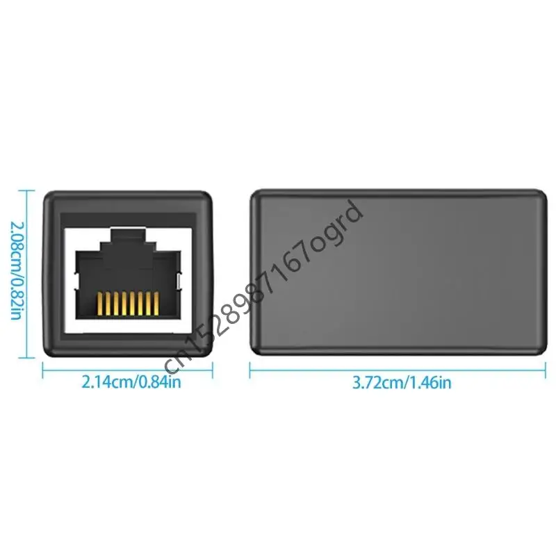 ضوضاء منخفضة RJ45 مقرنة Ethernet موصل الإناث إلى أنثى 8P8C 634A