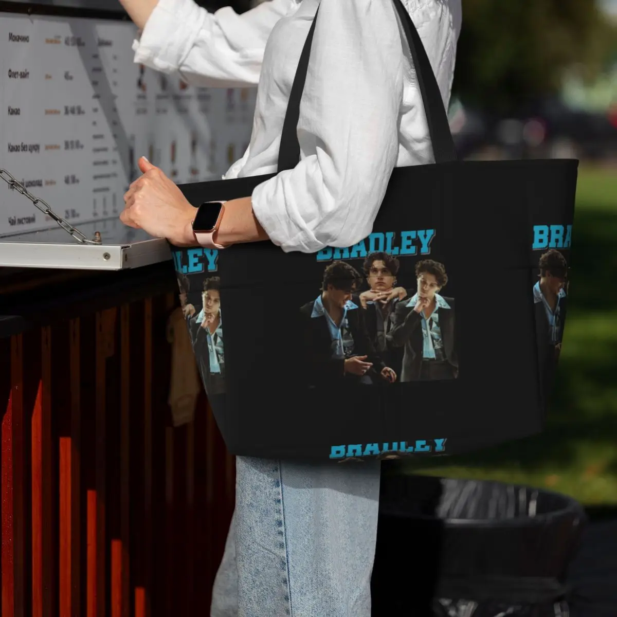 

Брэд Симпсон The Vamps Пляжная большая сумка Спортивная спортивная сумка для йоги Большая большая сумка Женская дорожная сумка Сумка для фитнеса