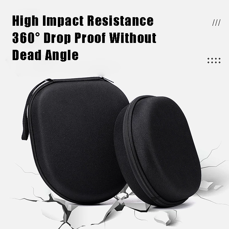 Bluetooth-Headset-Kopfhörer-Hartschale für Sony-Kopfhörer, Aufbewahrungstasche, tragbar, für Reisen, stoßfest, für Ohrhörer, Tragetasche